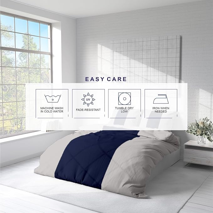 Kotton Culture 120"x98" 3 Pc Oversized King Duvet Cover Set 100% Egyptian Cotton - Image 7