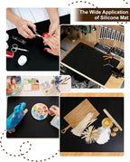 Silicone Crafting Mat for Artists, Jewelry Casting, Acrylic Painting, Clay Work - Image 6