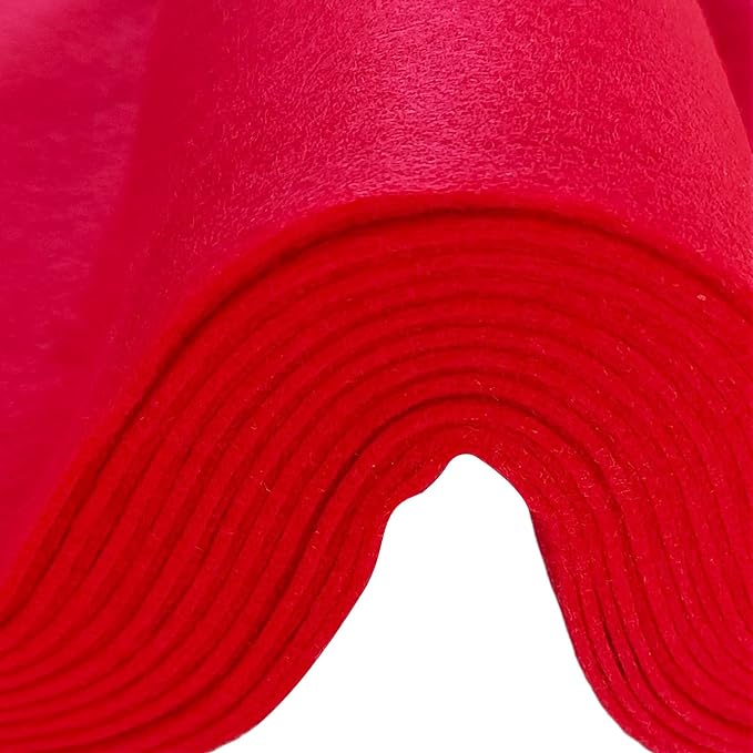 Jtnohx Color Felt, Soft Felt Sheets, 1.4mm Thick 8"x12" Handicraft Felt Fabrics - Image 4