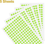 HARFINGTON 5 Sheet/800pcs Rhinestone Adhesive Stickers Self Adhesive Acrylic - Image 3