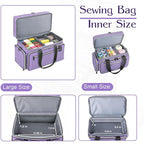 Anitor Large Size Sewing Supplies Organizer, Double Layer Sewing Storage - Image 3
