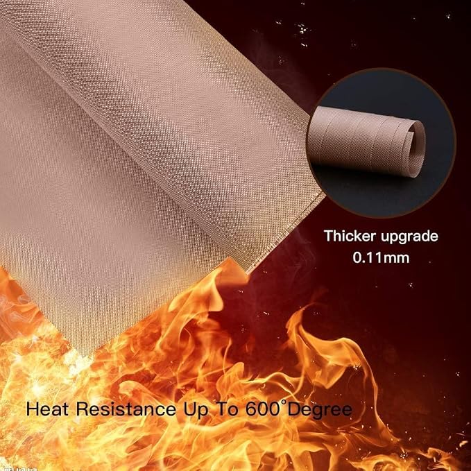 3 Pack PTFE Teflon Sheet for Heat Press Transfer Sheet Non Stick 16 x 20" Heat - Image 4