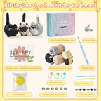 Zepiany Crochet Kit for Beginners, Crochet Cat Beginner Crochet Kit for Adults - Image 2