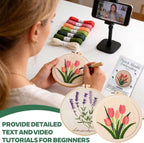 AERXSRET Punch Needle Kit and Embroidery Kit - Image 3