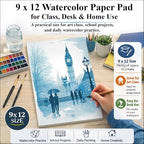 Ogfu Watercolor Paper Pad, Art Paper - Image 5