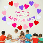 90 Pieces Heart Cutouts Paper Hearts Heart Shape Cards 5.5 Inches Large - Image 6