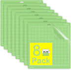 Gwybkq Cutting Mat 12"x12" Standard Grip 8 Pack, Compatible by Gwybkq