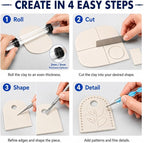 14 Polymer Clay Tools Acrylic Roller Clay Rolling Pin - Image 5