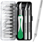 16 Pcs Professional Craft Knife Set, Precision Craft Knife by Unknown