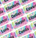 Personalized Name Labels for Kids – 60 Waterproof Peel-and-Stick Labels for by GILBIN