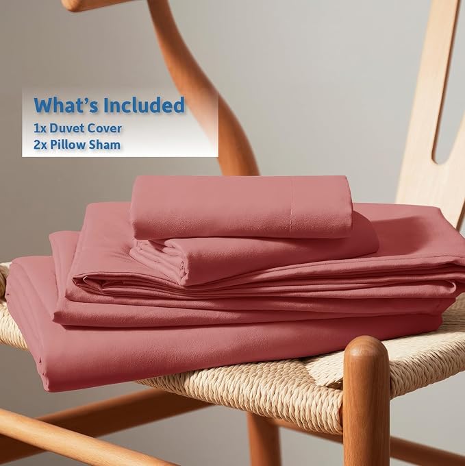 Nestl Pink Clay Duvet Cover Full Size - Image 9