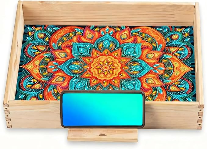 EWJRNSF Diamond Art Kits for Adults Wooden Serving Trays by EWJRNSFDiamondPainting
