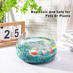 0.88 Lb Turquoise Aquarium Gravel Rocks Betta Fish Tank Pebbles, Polished - Image 4