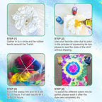 Vanstek 20 Colors Tie Dye Kit, Tie Dye Shirt DIY Fabric Dye - Image 4