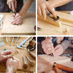 QTLCOHD 12Pcs Unfinished Wood Blocks - Image 6