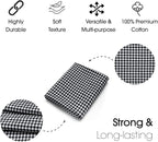 Pico Textiles 10 Yards Bolt Black and White Buffalo Plaid Checkered Flannel - Image 4