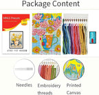 Zhenqing Floral Cross Stitch Kit - Image 3