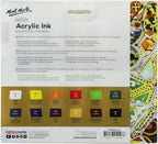 Mont Marte Acrylic Ink Premium 12pc x 20ml, Acrylic Inks - Image 6