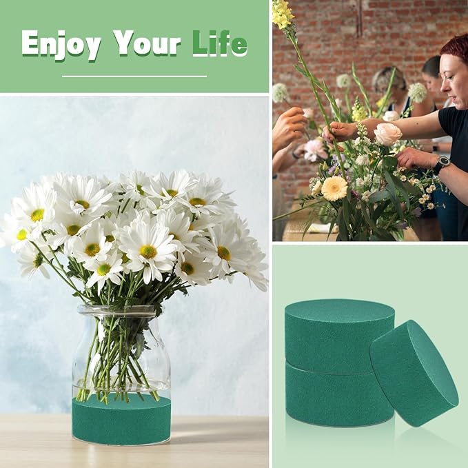 SupKing 8 Pcs Round Floral Foam 4.5" - Image 4