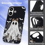Case for iPhone 16 Plus, Scratch Resistant Hybrid Double Layer Hard Shell，Lace - Image 3