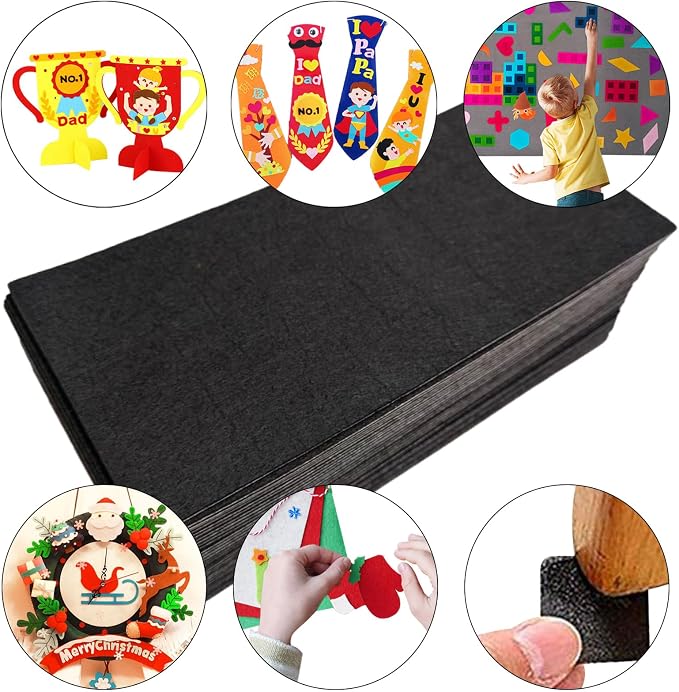 Jtnohx Self Adhesive Felt Sheets, Sticky Fabric Square - Image 5