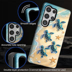 for Samsung Galaxy S25 Ultra Case, Sea Turtle Beach Pattern Glossy 2 in 1 - Image 5