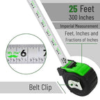Mr. Pen- Retractable Tape Measure 25 ft, Easy Read | Steel Retractable - Image 3