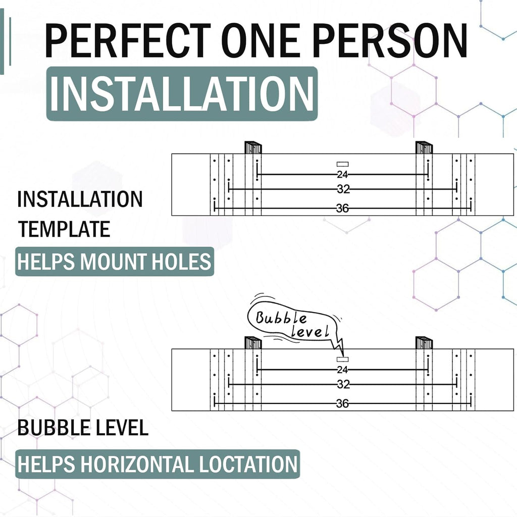 2-Pack 2x4ft Garage Wall Shelves, 2 Shelf Total 8 ft(L) Garage Shelving Wall Mounted – Heavy-Duty Storage Shelves, Perfect for Holding Storage Bins, Boxes, Sporting Goods, Tools, and More Space-Saving