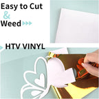 HTVRONT Holographic Heat Transfer Vinyl- 12" x 6ft Holographic HTV - Image 4