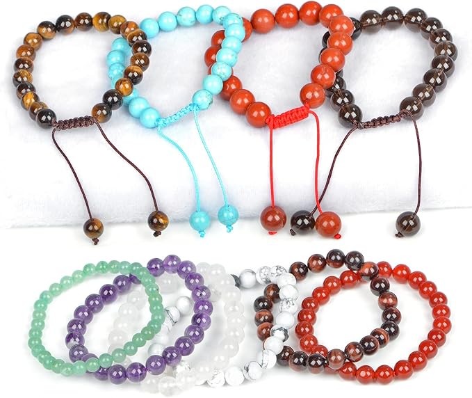 AD Beads Natural Gemstone Round Loose Beads 15" - Image 6