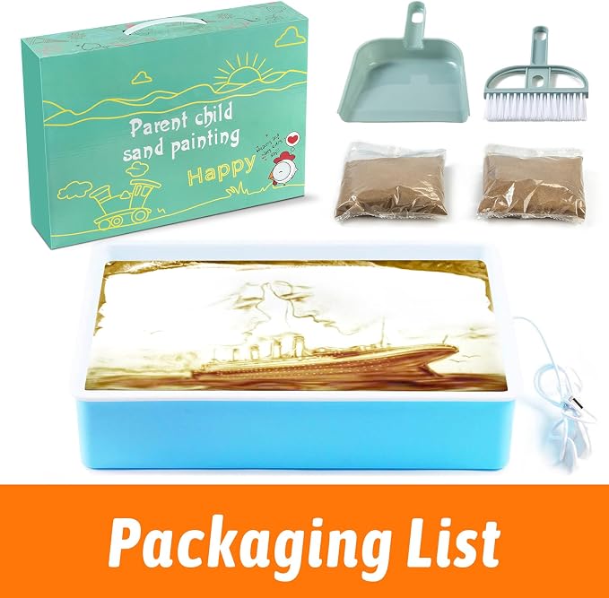 PreTrans Sand Painting Light Box – Kids Light Table - Image 3