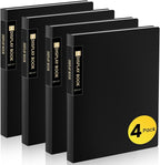 4 Pack Binder with Plastic Sleeves 30-Pocket, Displays 60 Pages, Sooez 8.5x11 by Sooez