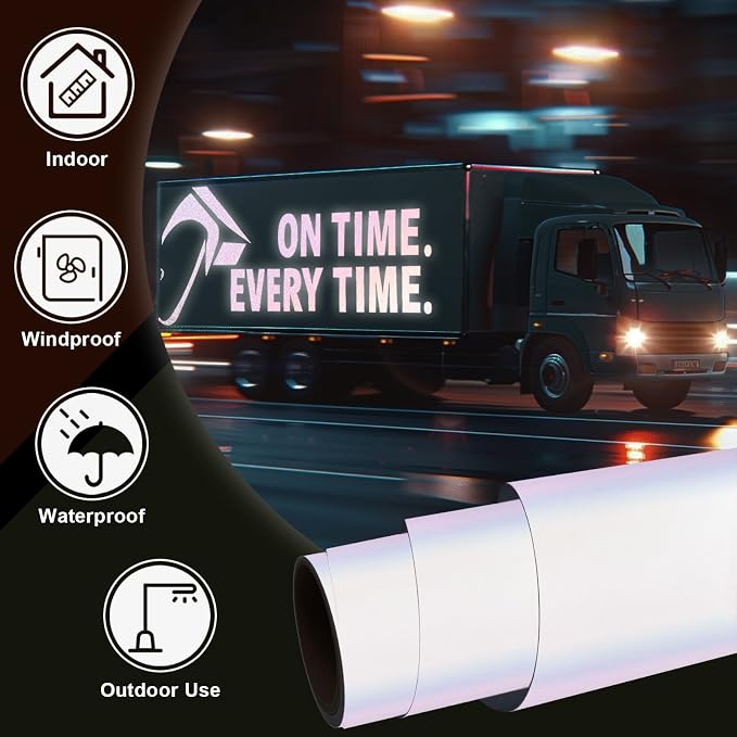 WRAPXPERT Silver Reflective Vinyl - Image 2