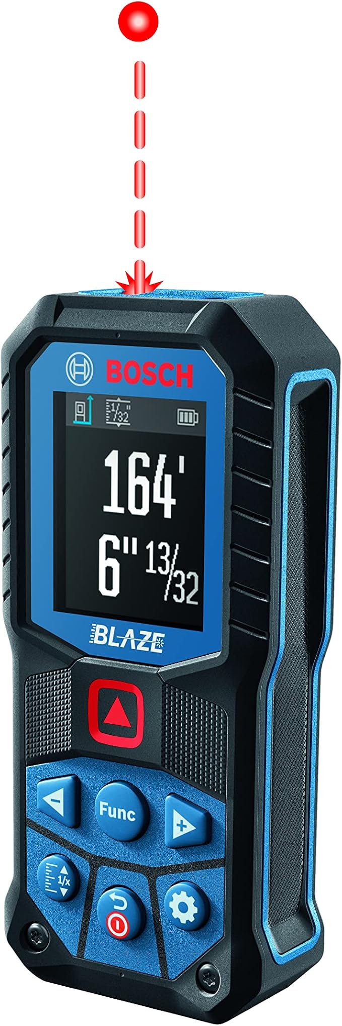 BOSCH GLM165-22 165 Ft Blaze Laser Distance Measure, Includes 2 AA Batteries by Unknown
