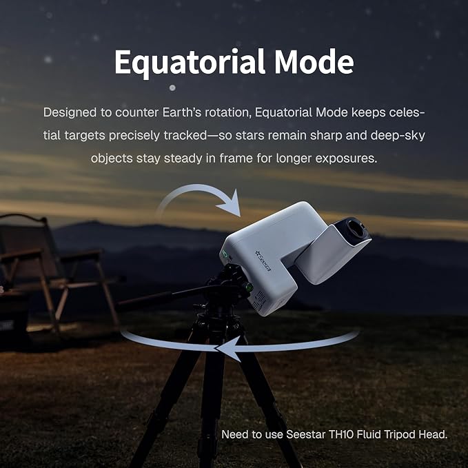 ZWO Seestar S30 Pro Smart Telescope, App-Controlled Astrophotography | 4K Dual - Image 6