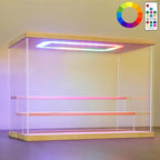 NONEMEY LED Acrylic Display Case, 3 Tier Display Case by NONEMEY