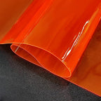 30x135cm Transparent PVC Vinyl, 0.4mm Neon Solid Color Waterproof Fabric Super - Image 3