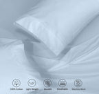 RUVANTI 100% Cotton Sheets – King Size Percale Bedding, Cooling & Breathable - Image 4