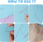 10 PCS Punch Needle Threader 7.87 Inch 9.44 Inch Embroidery Needle Threader - Image 3