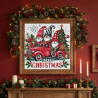 Christmas Gnomes Stamped Cross Stitch Kits - Image 2
