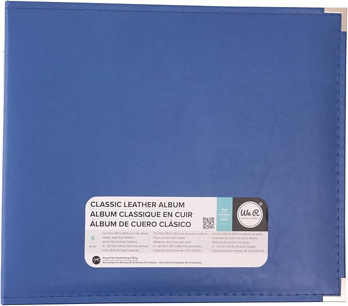 We R Memory Keepers 12x12 Photo Album Country Blue Protect Memories & Photos - Image 2