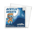 1/8" Thick Clear Acrylic Sheet 12" x 12" by LoengMax
