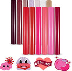 HTVRONT Pink Heat Transfer Vinyl Pink, Iron on Vinyl Compatible by HTVRONT