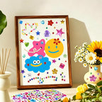 6100 PCS Gem Stickers, Self-Adhesive Rhinestone Stickers, 20 Sheets Colorful - Image 5