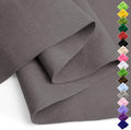 Soft Felt Fabric Sheet 18" x 36", 1.6mm Acrylic Craft Felt, Dark Gray | Soft by AblemeDeco