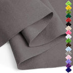Soft Felt Fabric Sheet 18" x 36", 1.6mm Acrylic Craft Felt, Dark Gray | Soft by AblemeDeco