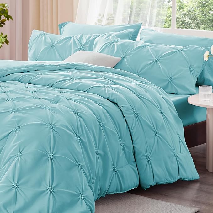 BEDELITE Macaron Blue King Size Comforter Set - Image 2