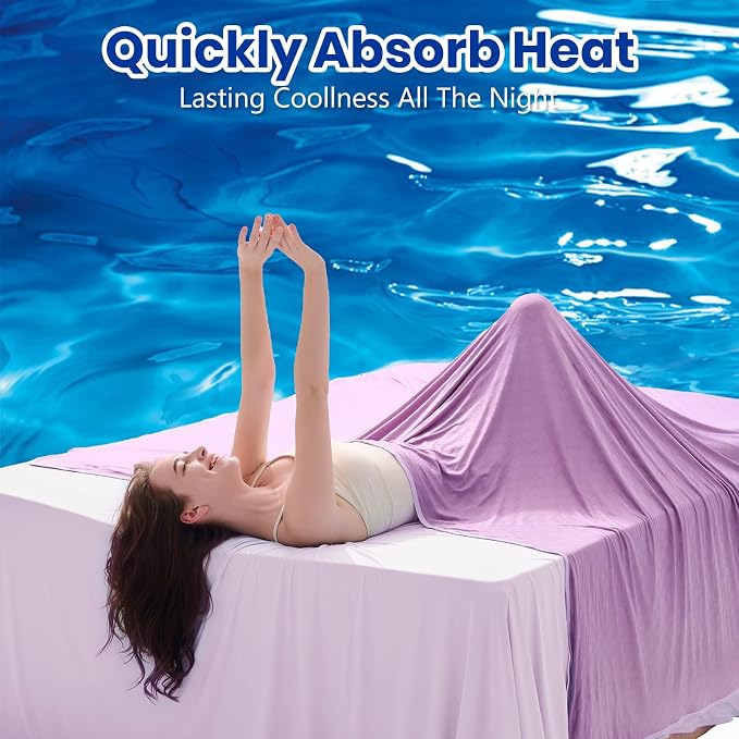 Topcee Cooling Blanket Throw- 50"x60" Summer Cooling Throw Blanket - Image 2