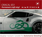 ORACAL 651 Matte Green Permanent Vinyl Tape Roll – Premium Adhesive Film - Image 4