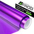 VINYL FROG Chrome Adhesive Vinyl Roll – 12"x60" Glossy Chrome Mirror Purple by VINYLFROG